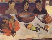 Paul Gauguin The Meal(The Bananas) (mk06) Spain oil painting artist